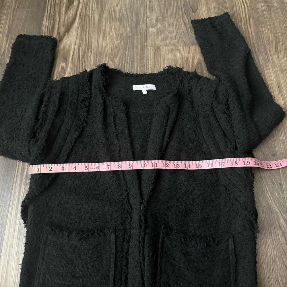 IRO Black Fringe Luxurious Black Jacket - Picture 10 of 13